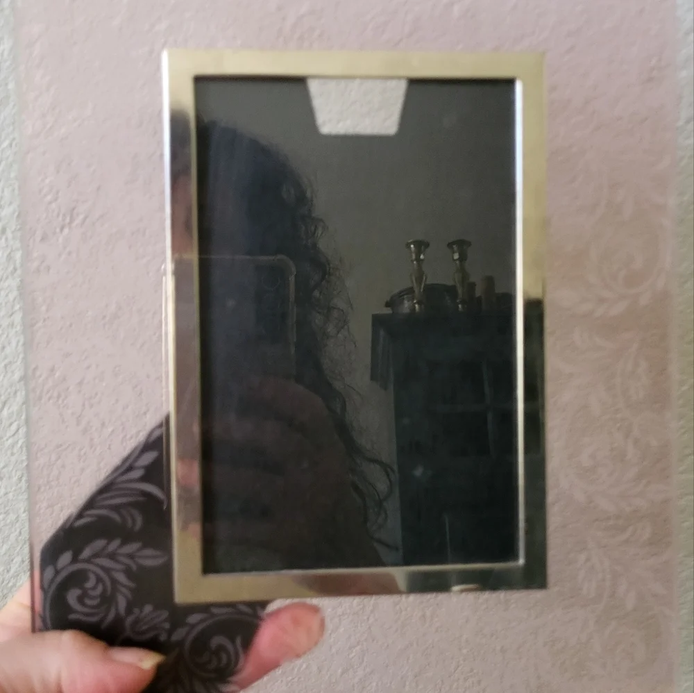 Floral Glass Picture Frame